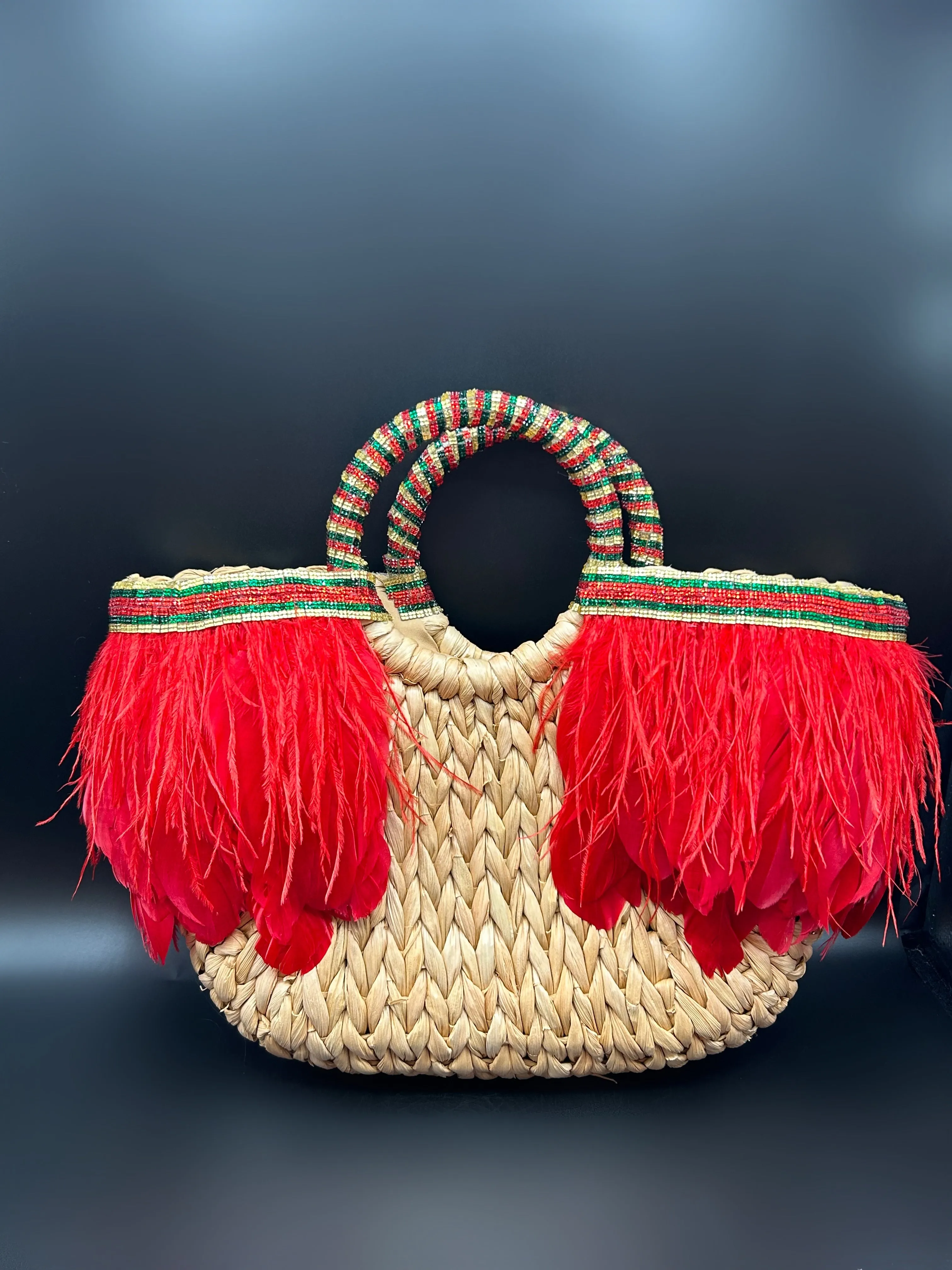 Red Inspired Beach Bag