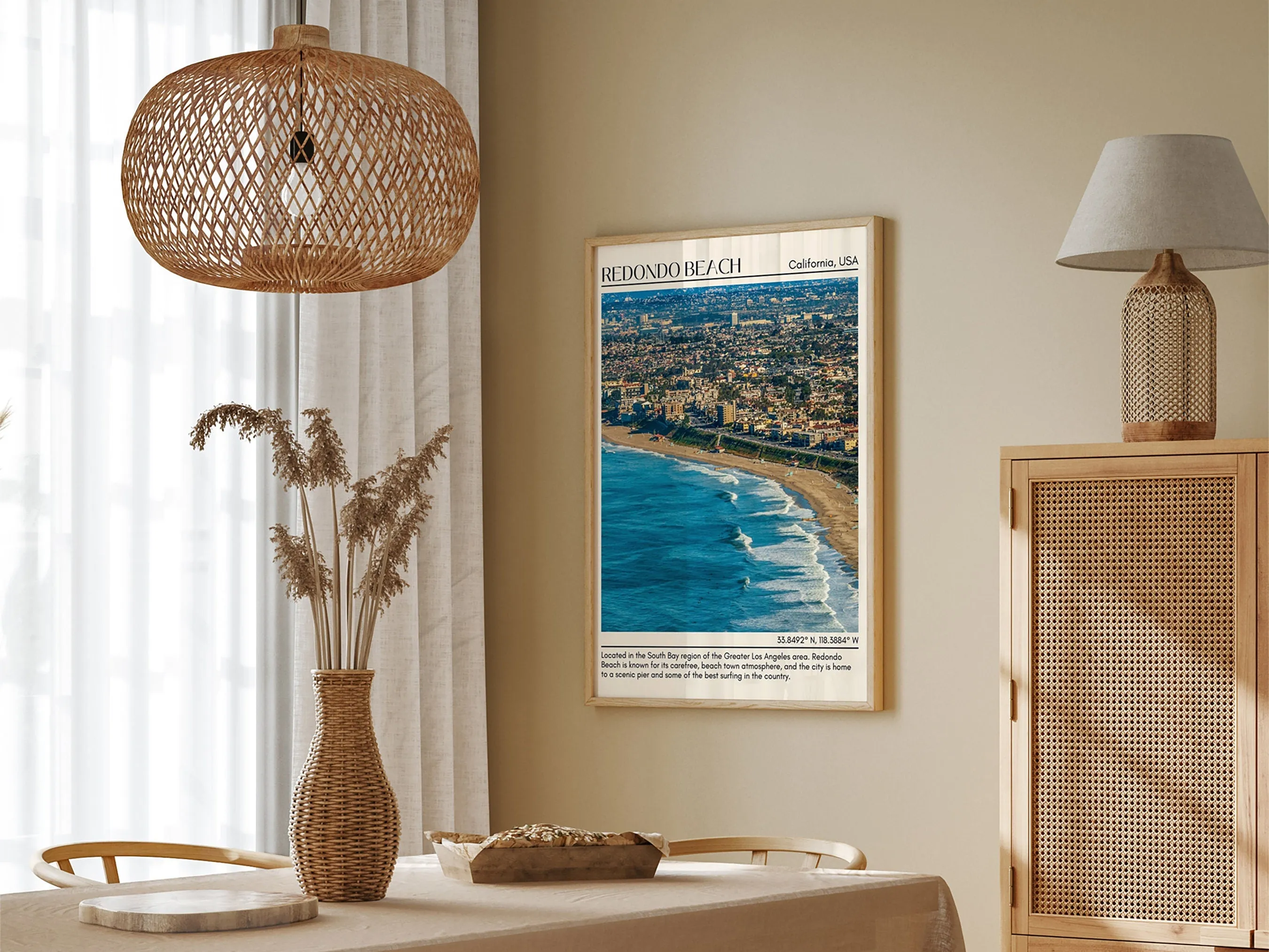 Redondo Travel Poster, USA