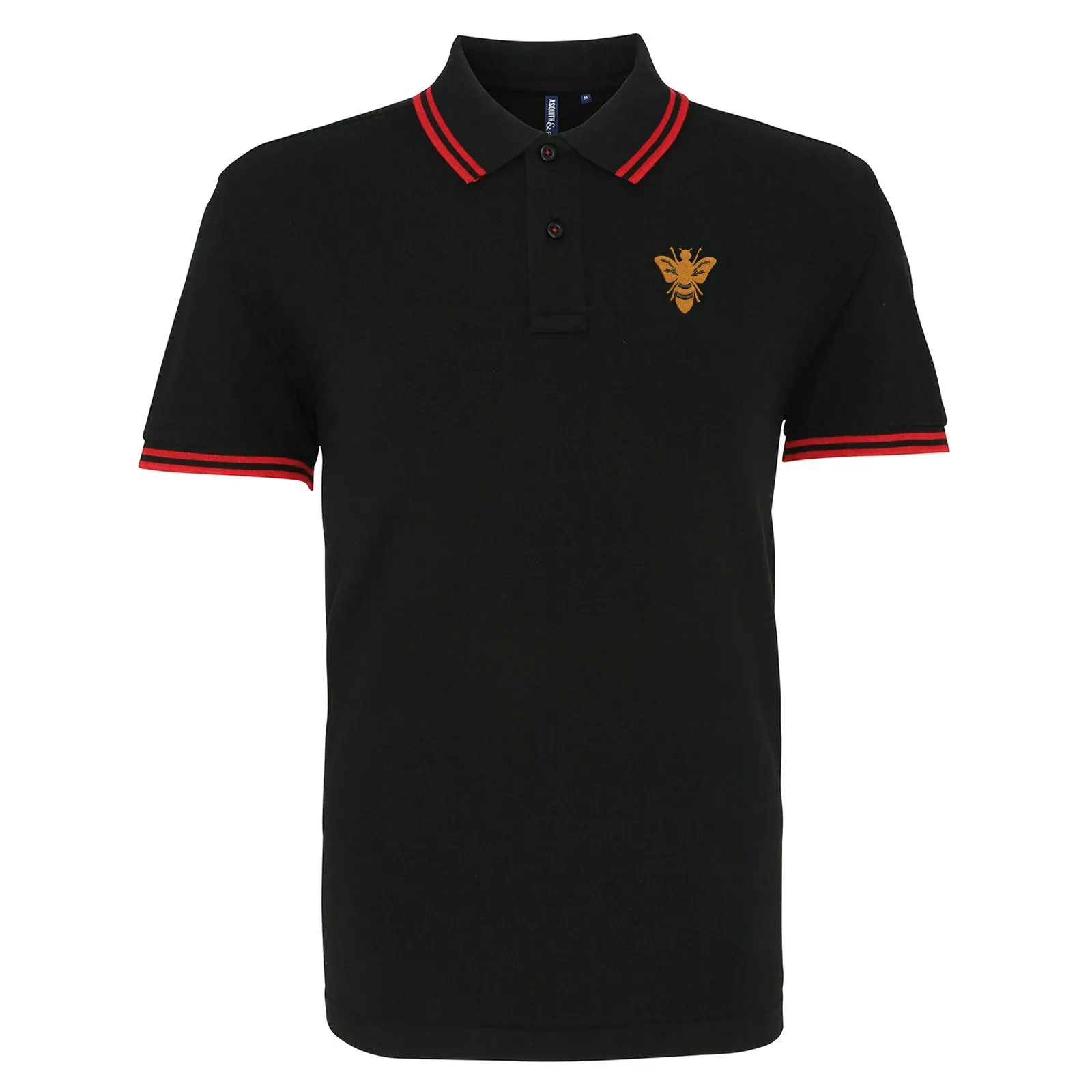 Retro Alloa 1982 Embroidered Tipped Polo Shirt
