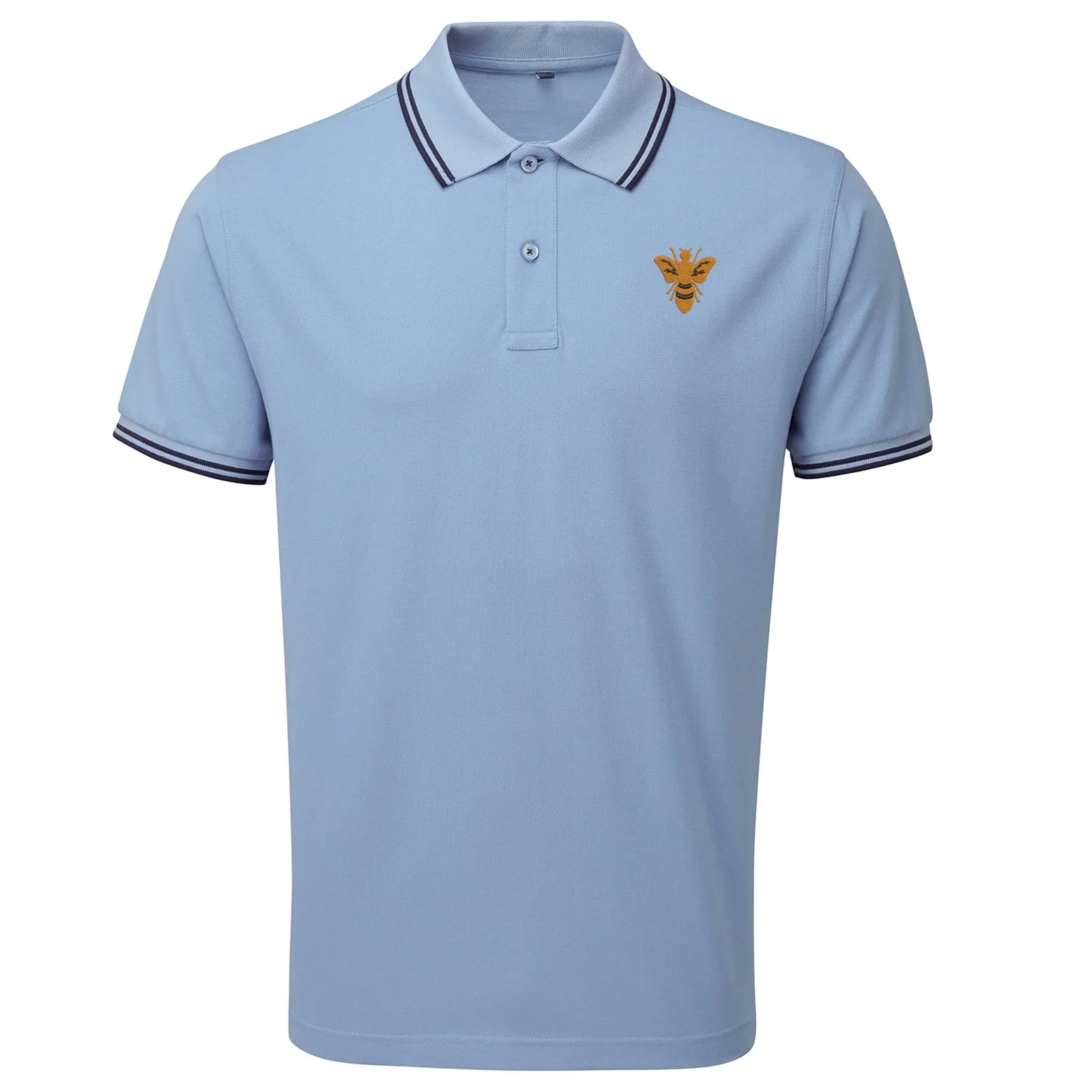 Retro Alloa 1982 Embroidered Tipped Polo Shirt