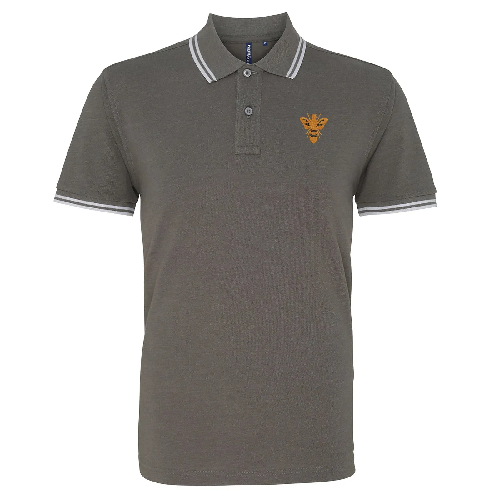 Retro Alloa 1982 Embroidered Tipped Polo Shirt