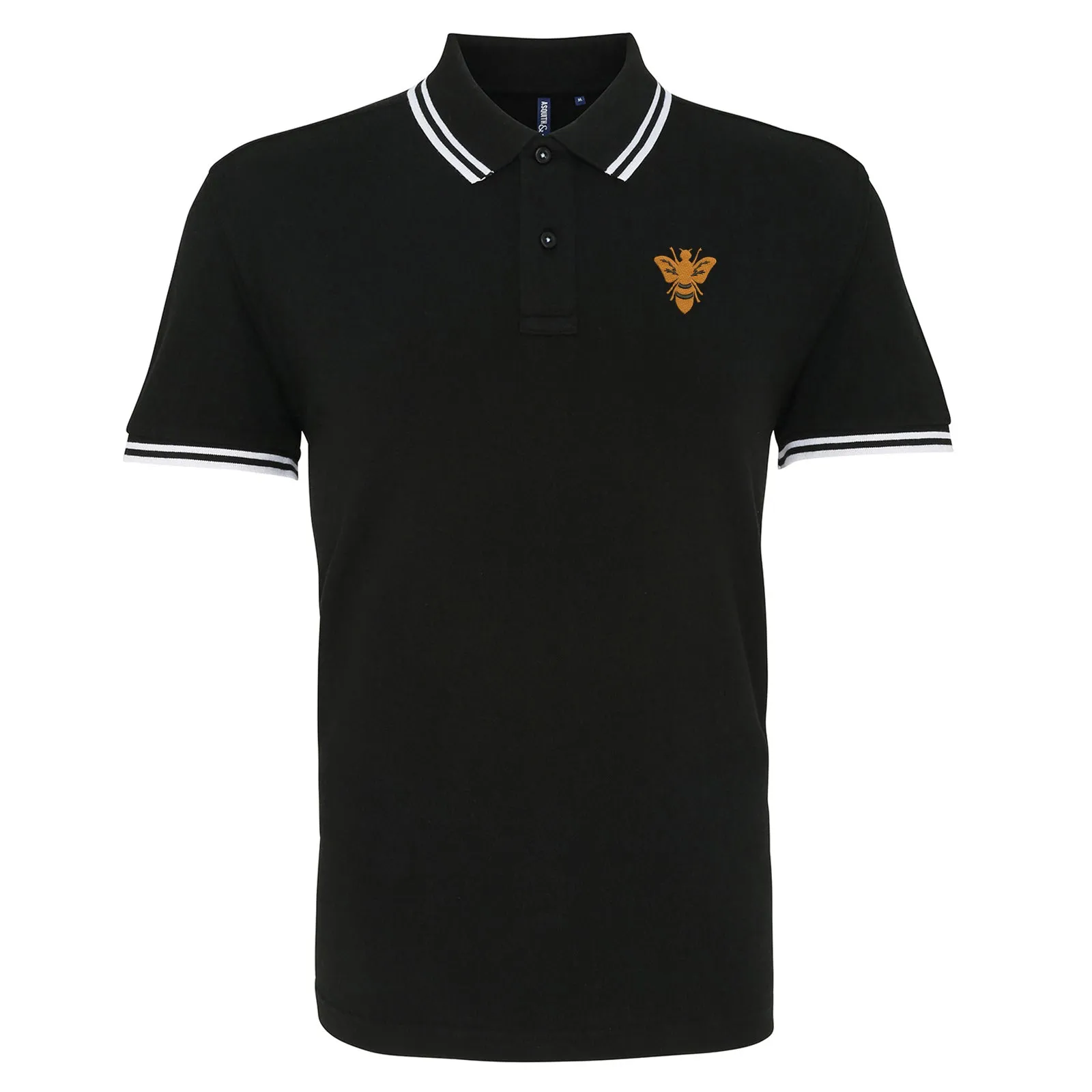 Retro Alloa 1982 Embroidered Tipped Polo Shirt