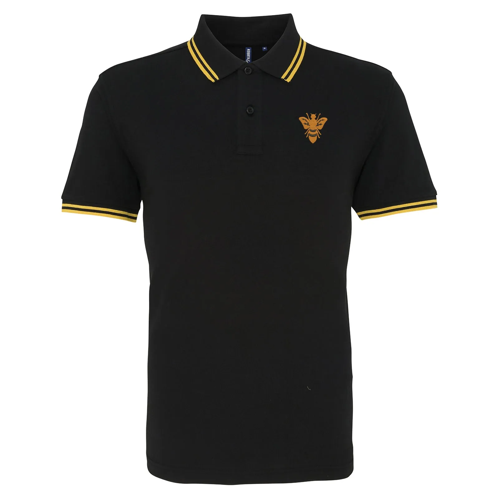 Retro Alloa 1982 Embroidered Tipped Polo Shirt