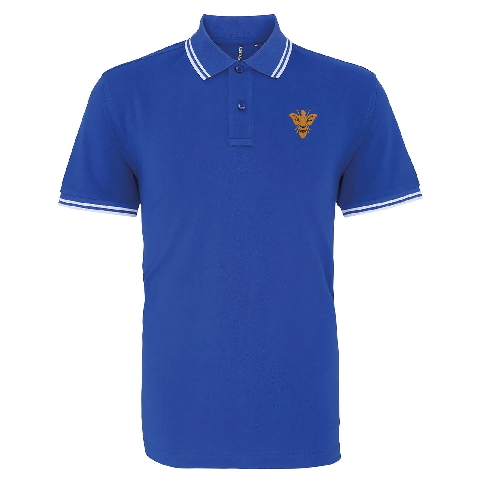 Retro Alloa 1982 Embroidered Tipped Polo Shirt