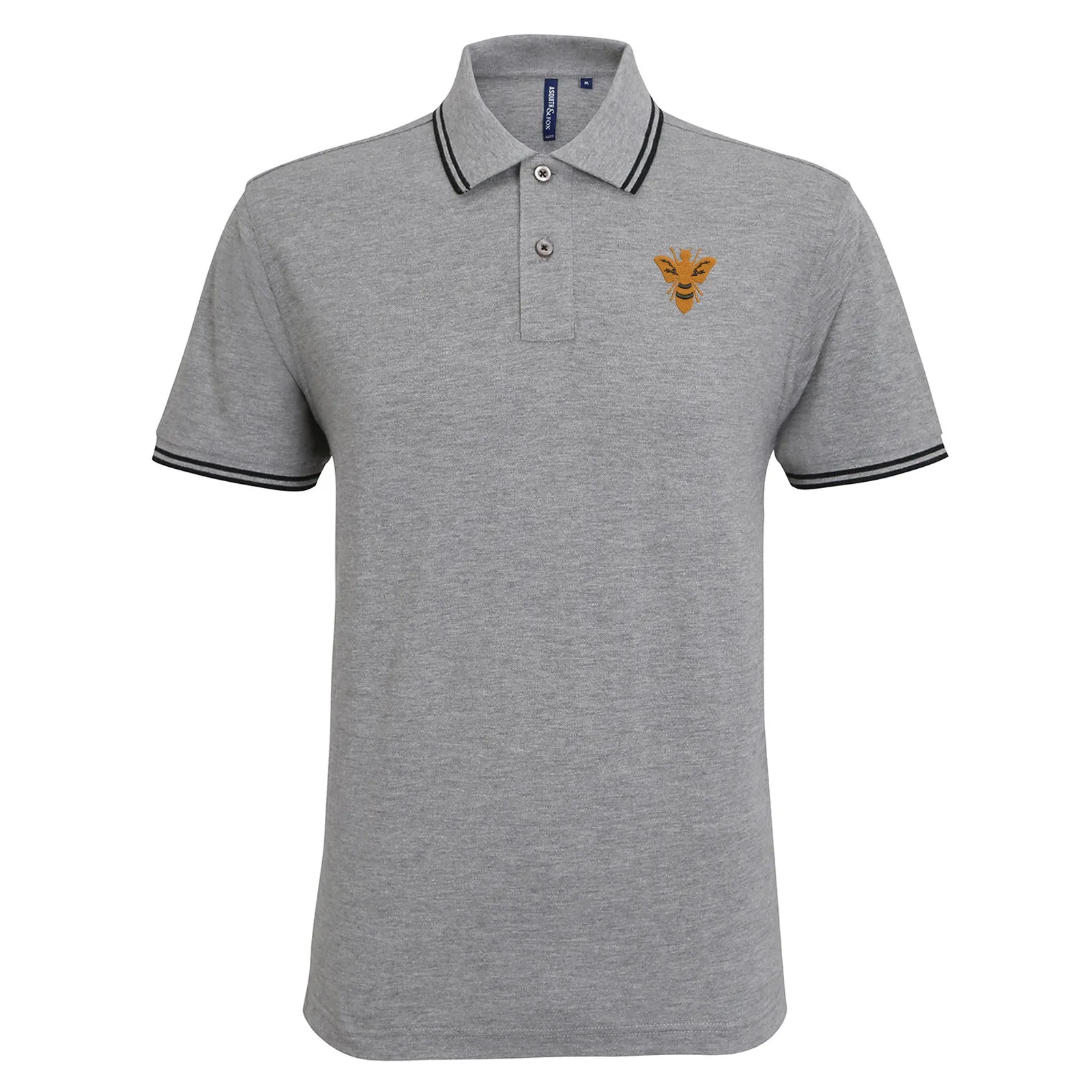 Retro Alloa 1982 Embroidered Tipped Polo Shirt
