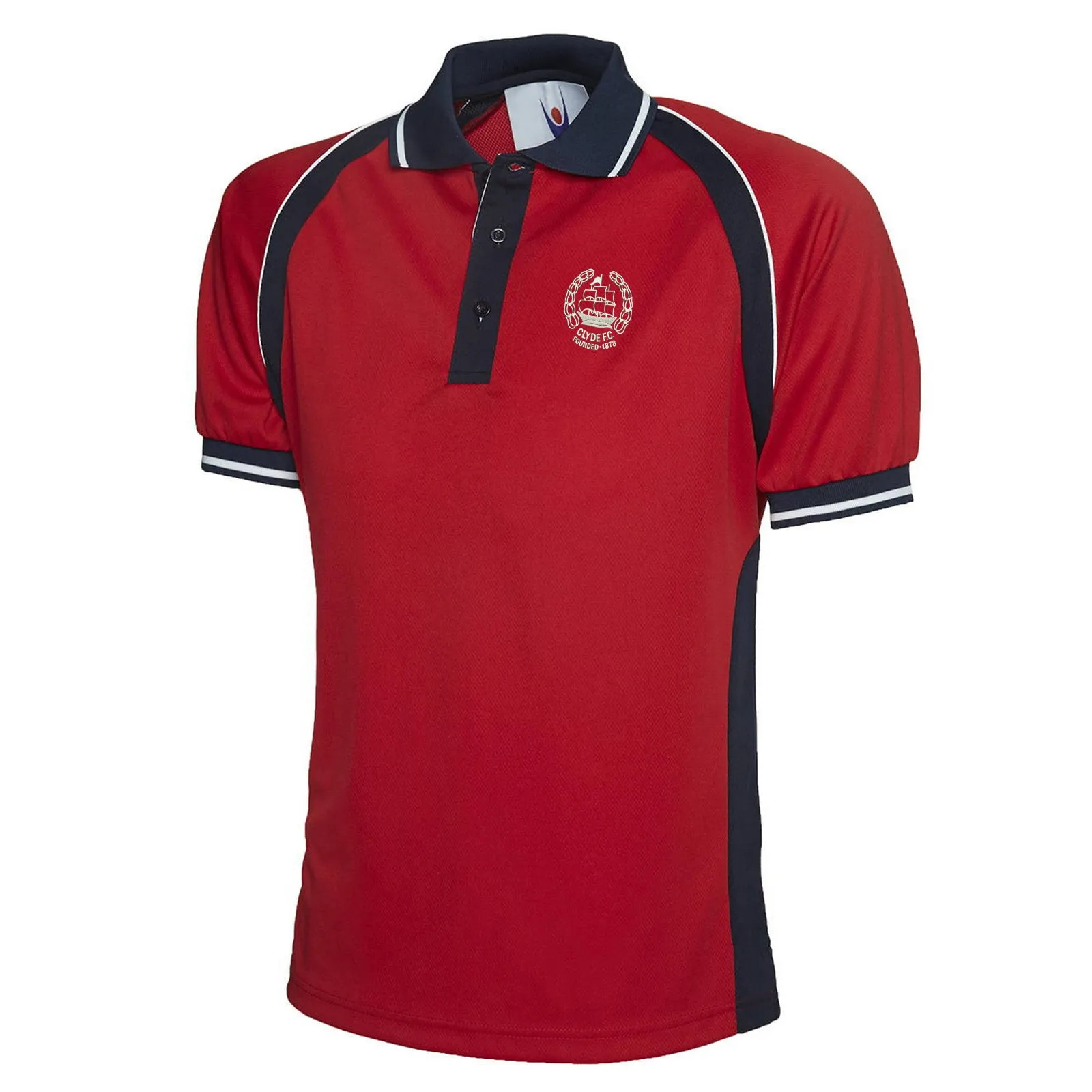 Retro Clyde 1982 Embroidered Sports Polo Shirt