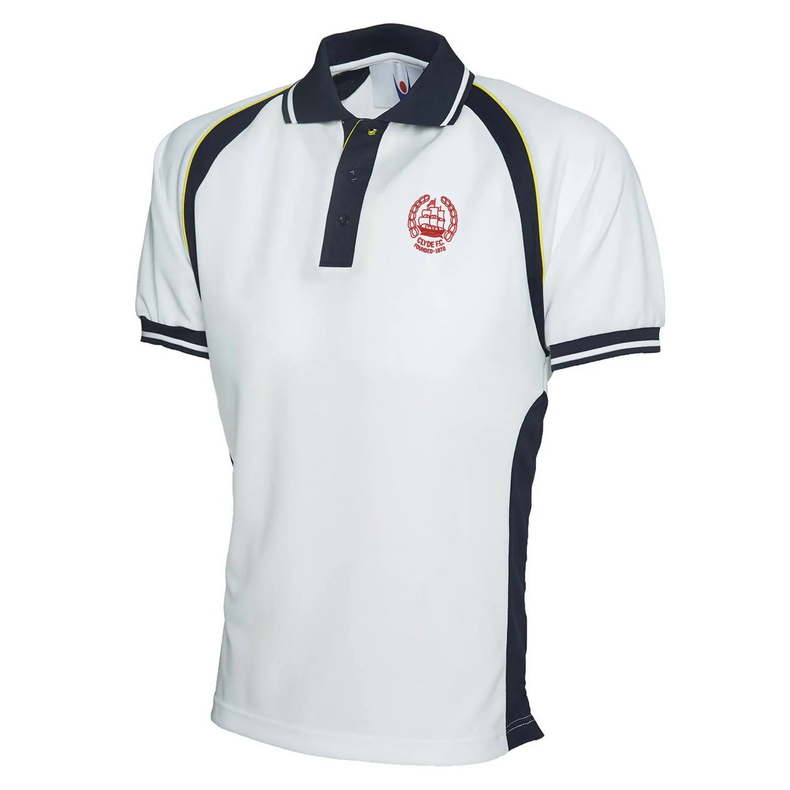 Retro Clyde 1982 Embroidered Sports Polo Shirt