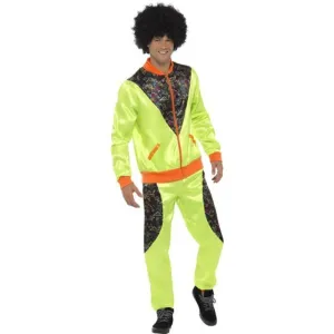 Retro Shell Suit Costume, Mens