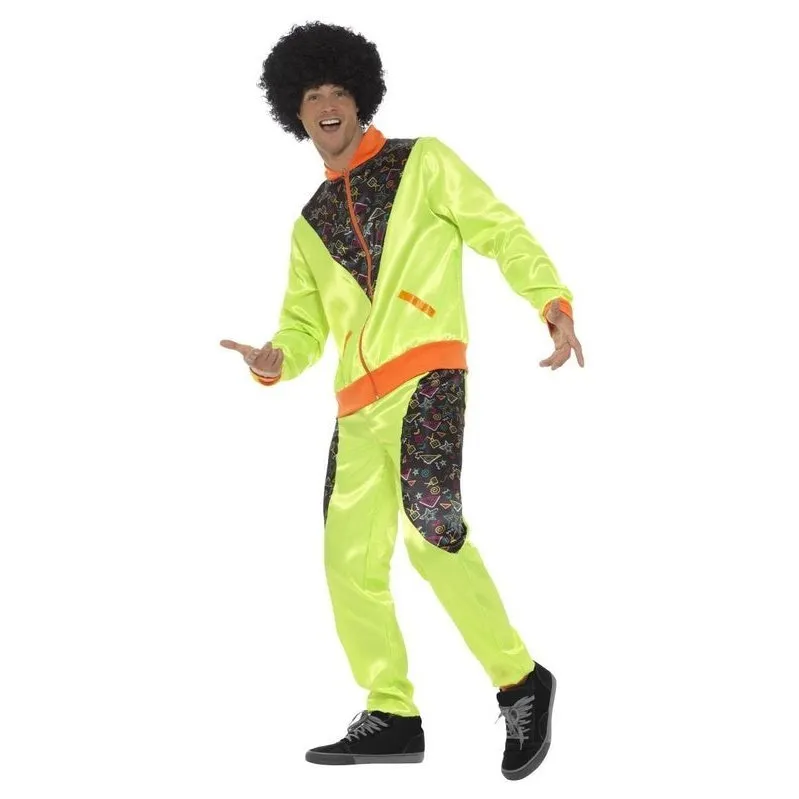 Retro Shell Suit Costume, Mens