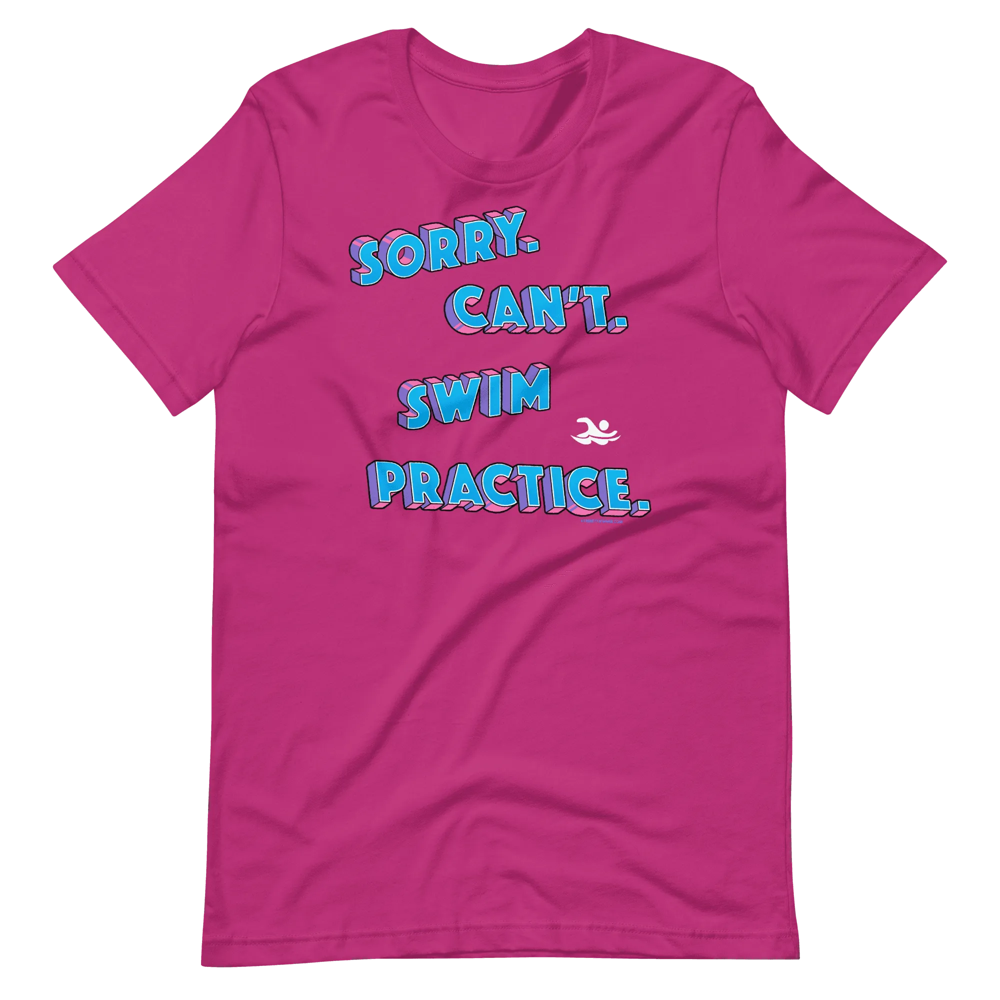 Retro Vintage Sorry Can't Swim Practice T Shirt