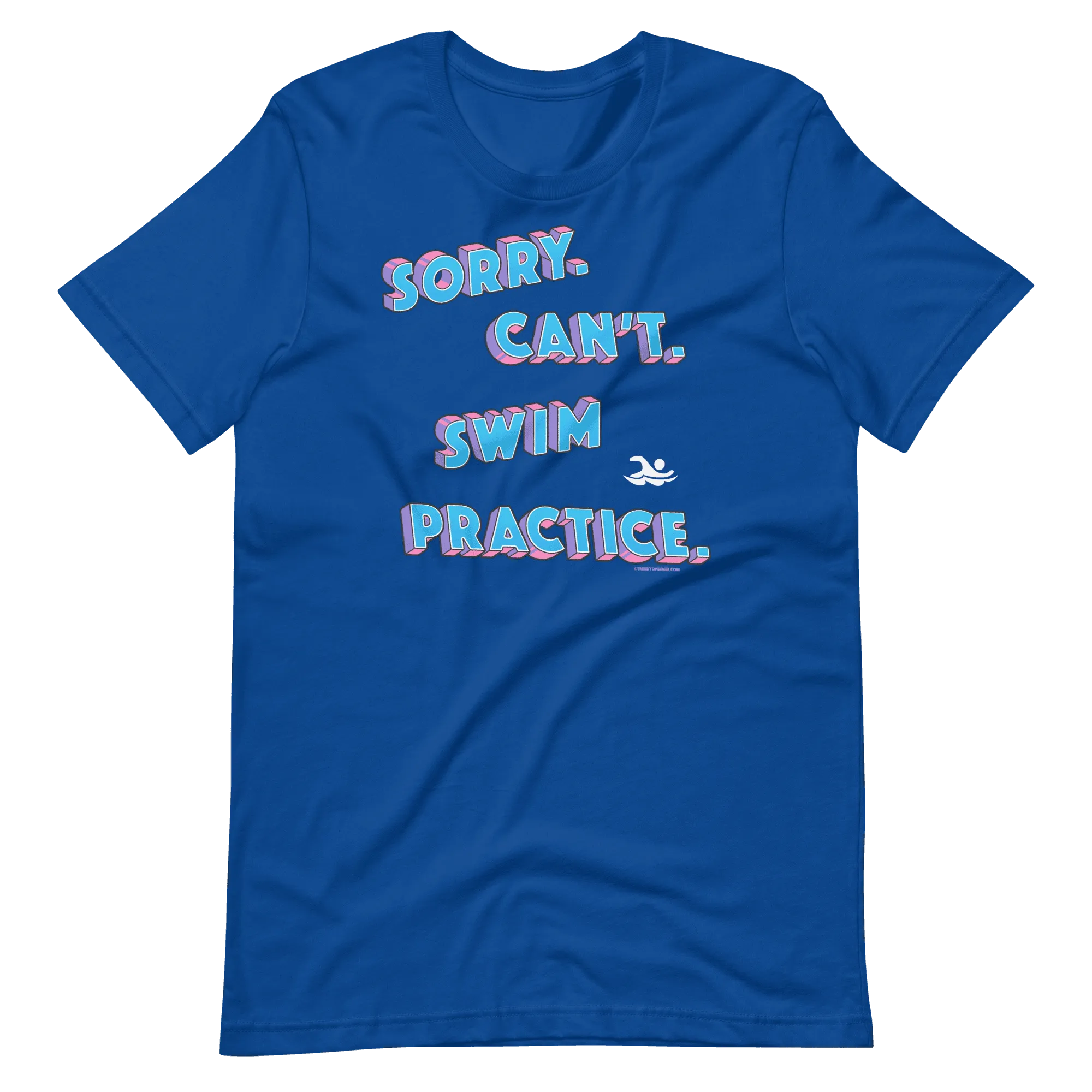 Retro Vintage Sorry Can't Swim Practice T Shirt