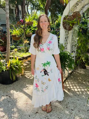 Rio Maxi Wrap Dress