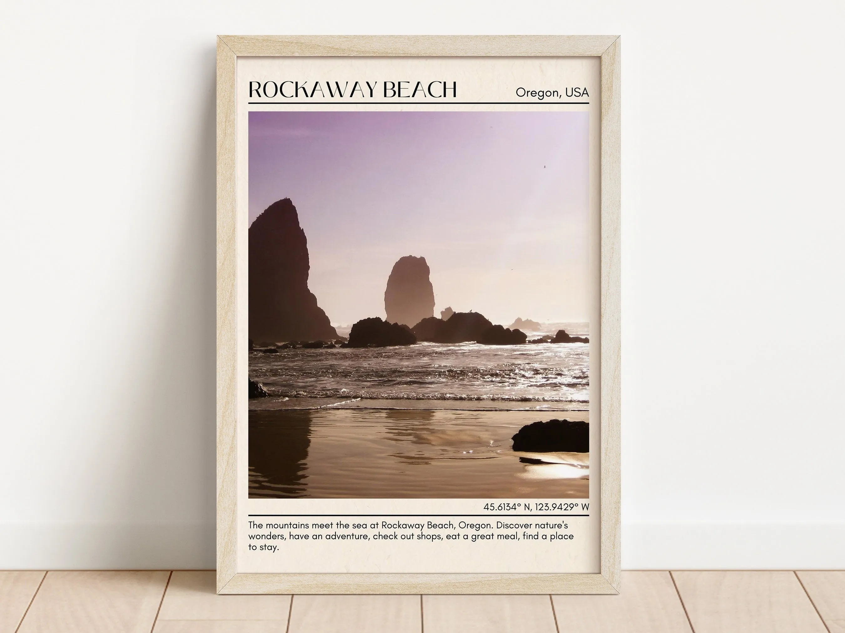Rockaway Beach Wall Canvas, USA