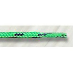 Round Athletic Laces - Dual Tone Neon Green/Navy (2 Pair Pack) Shoelaces