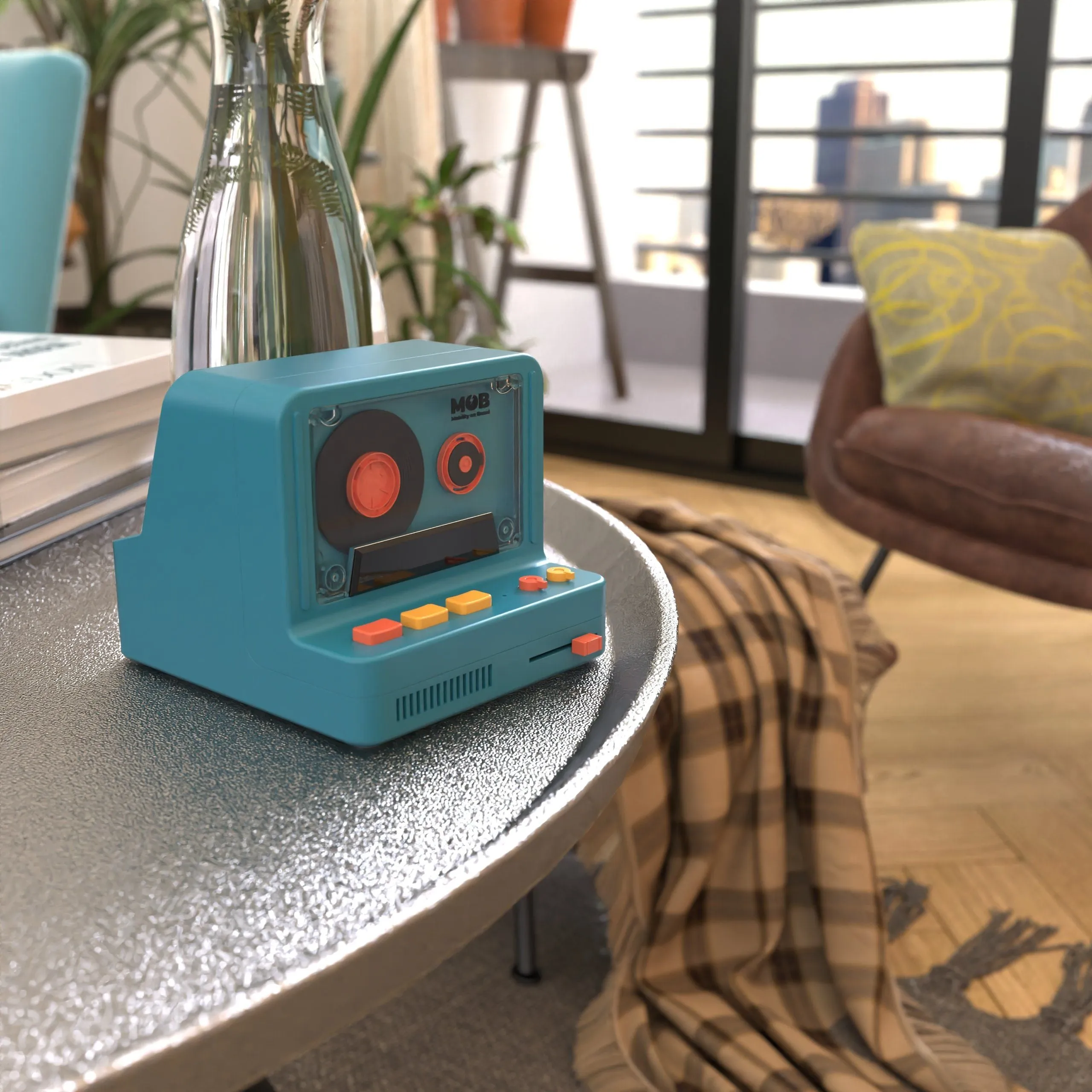 RS-80 VINTAGE BLUETOOTH SPEAKER - BLUE