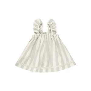 Ruffled Tank Dress | Sky Stripe