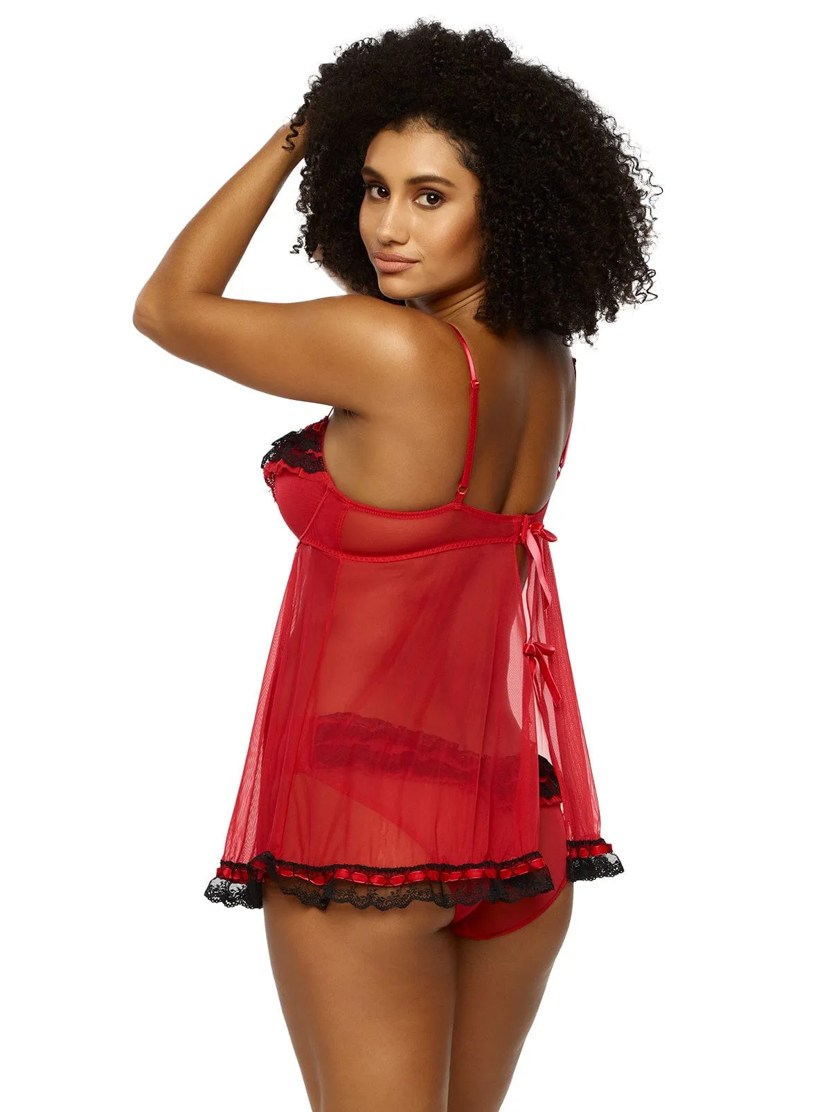 Ruffles Galore Babydoll with Hipster