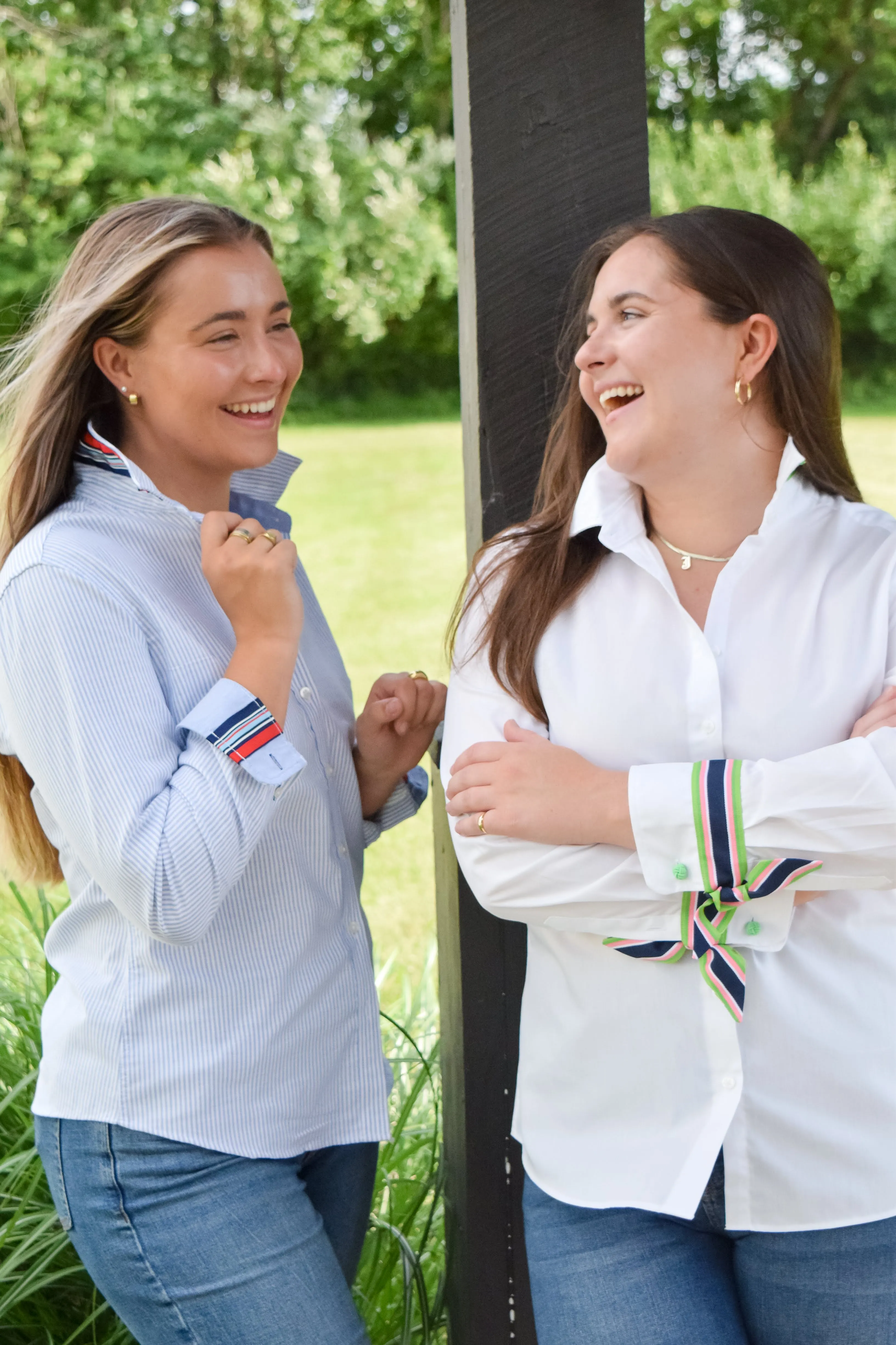 SALE - XS, S & 2XL ONLY - Audrey Ribbon French Cuff Shirt (RFC05) *FINAL SALE*