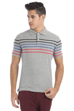 Soft Short Sleeve Striped Polo