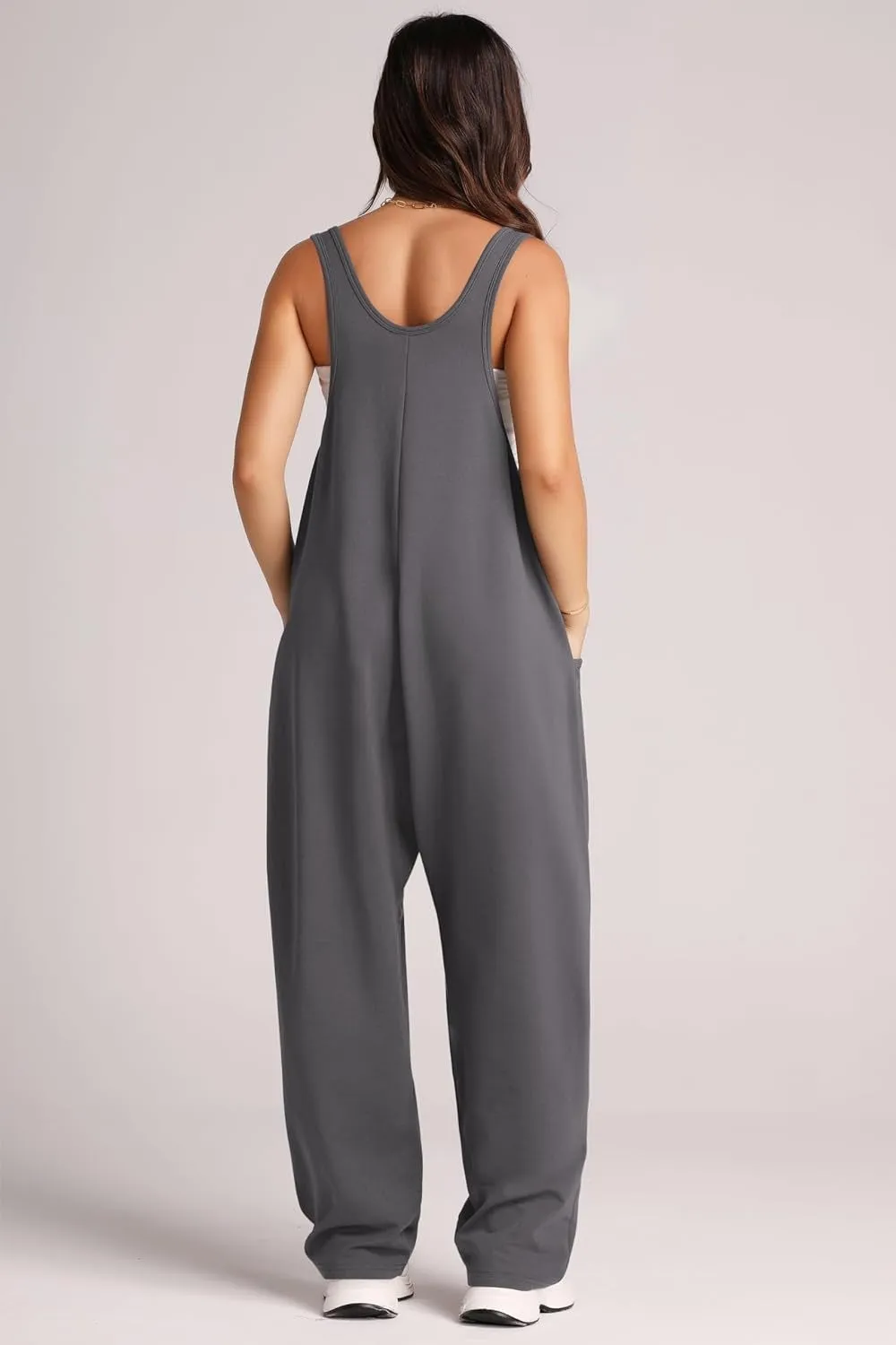 Sorcha Wide Strap Jumpsuit with Pockets