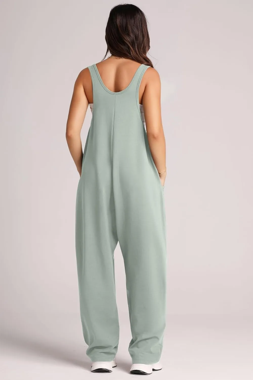 Sorcha Wide Strap Jumpsuit with Pockets