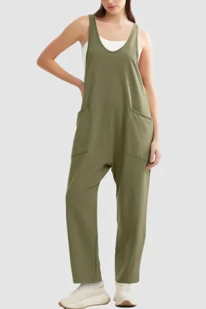 Sorcha Wide Strap Jumpsuit with Pockets