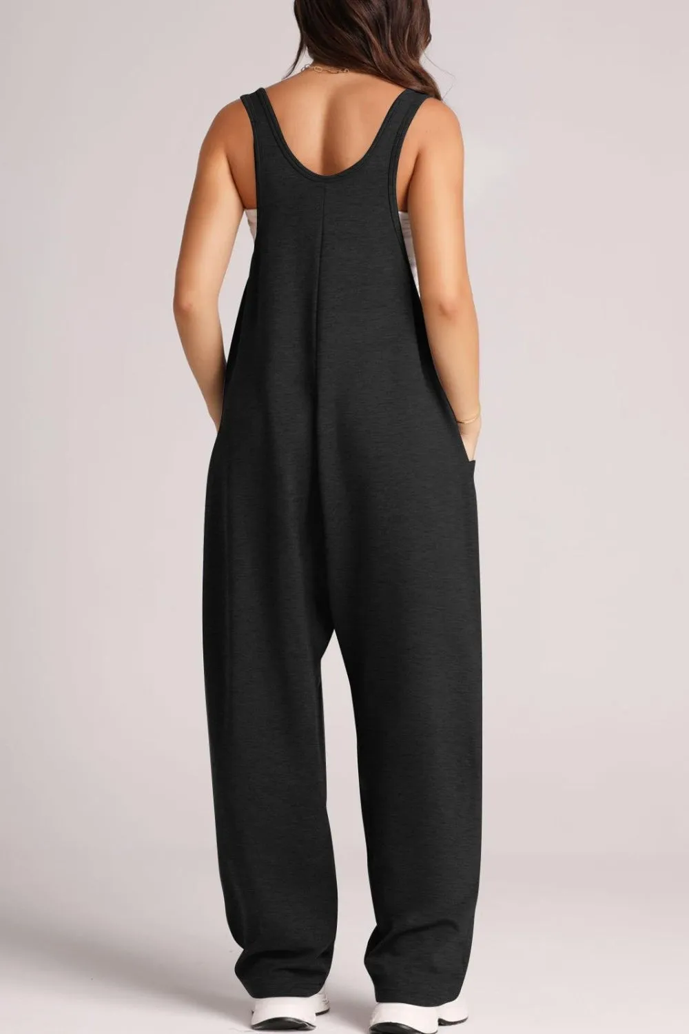 Sorcha Wide Strap Jumpsuit with Pockets
