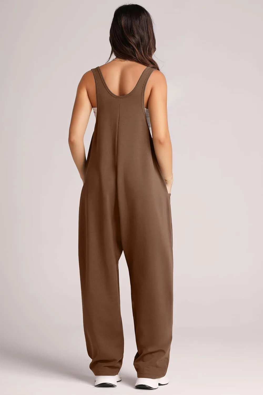 Sorcha Wide Strap Jumpsuit with Pockets