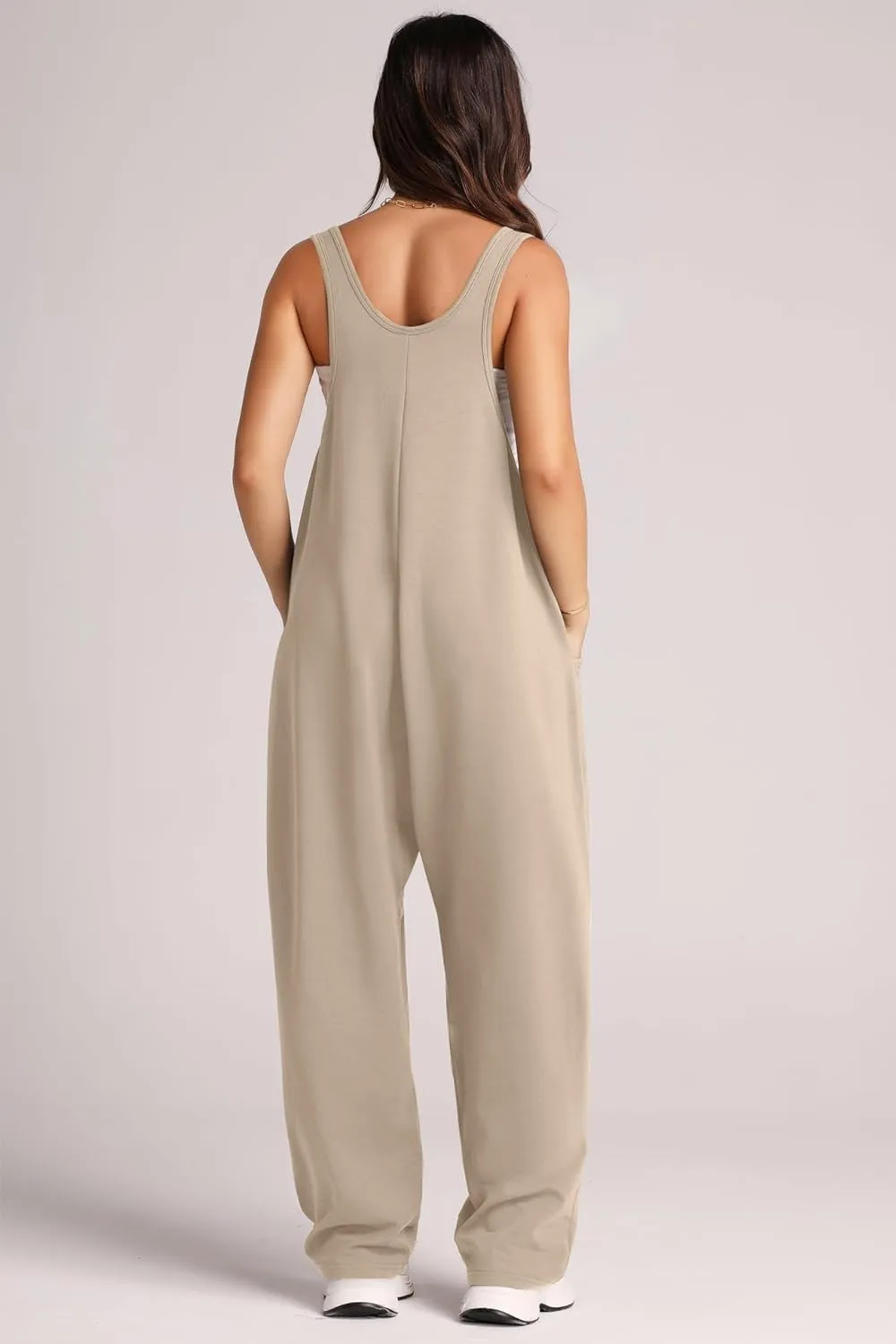 Sorcha Wide Strap Jumpsuit with Pockets