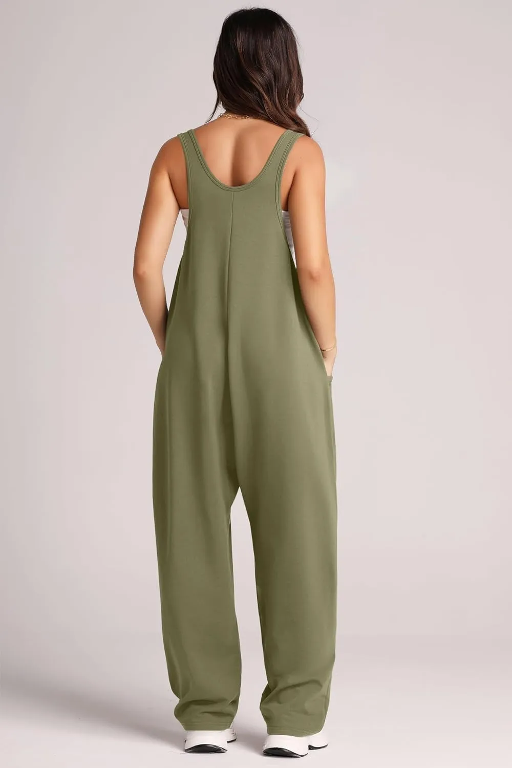 Sorcha Wide Strap Jumpsuit with Pockets