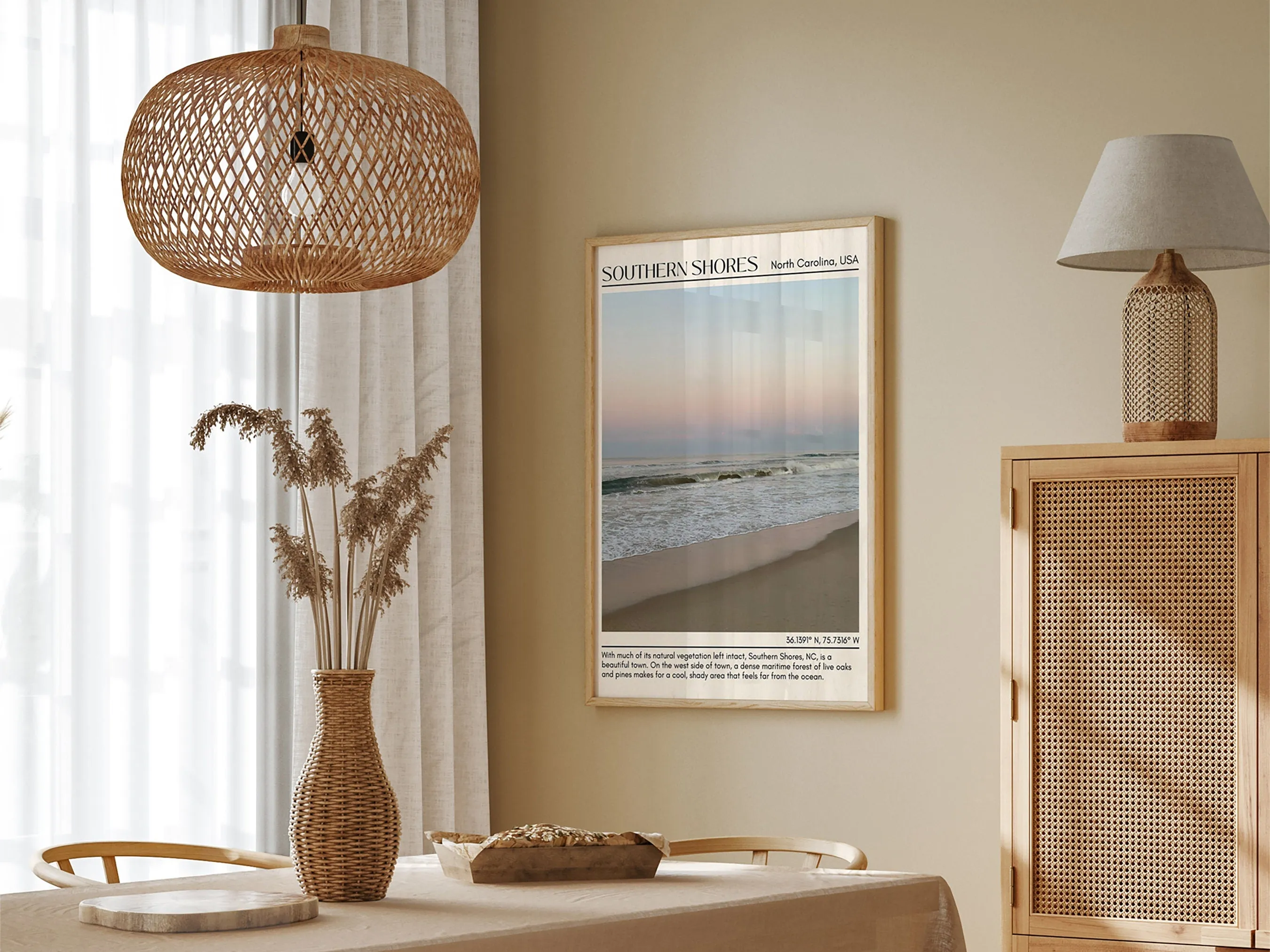 Southern Shores Wall Canvas, USA