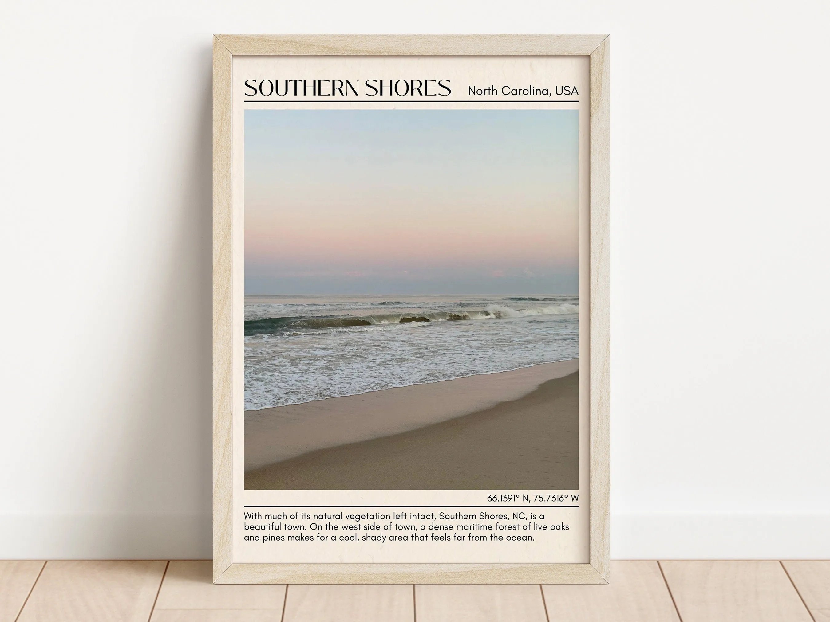 Southern Shores Wall Canvas, USA