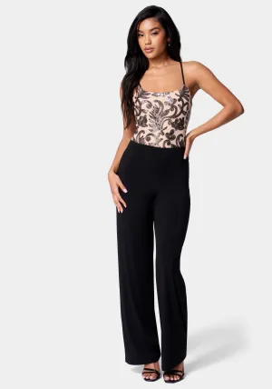 Sparkle Mesh Jumpsuit
