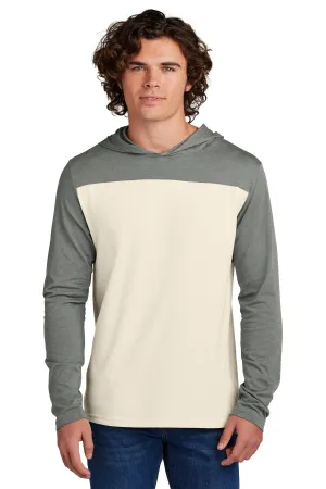 Sport-Tek Halftime Long Sleeve Hoodie ST6044 Vintage Heather/ Ecru