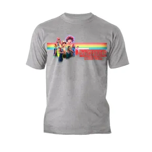 Stranger Things Retro The Party Action Pose Game Over Original Men's T-Shirt