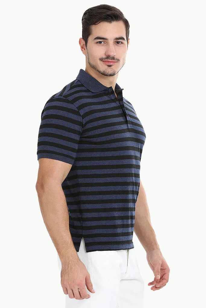 Striped Cotton Polo