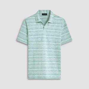 Striped Johnny Collar Polo