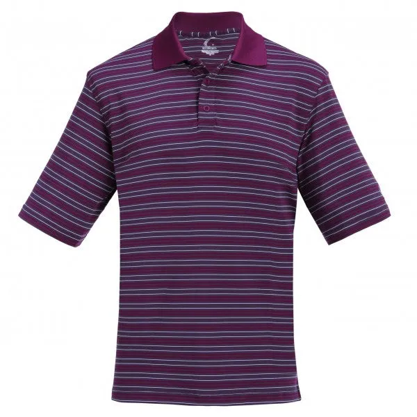Striped Performance Polo
