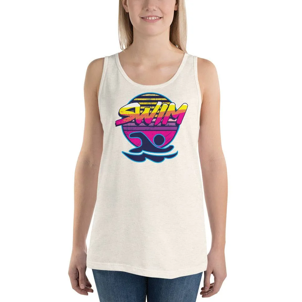 Swimmer Unisex 80s Retro Sun Tank Top