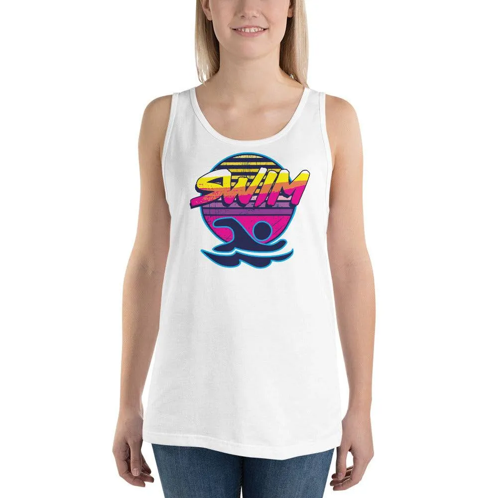 Swimmer Unisex 80s Retro Sun Tank Top