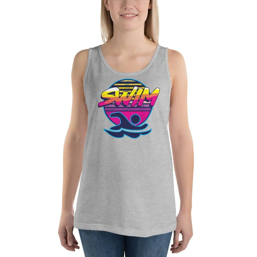 Swimmer Unisex 80s Retro Sun Tank Top