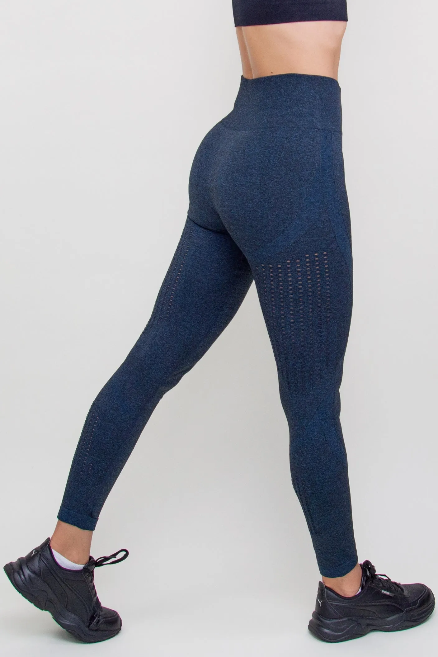 Tamprės "High Waisted Navy Blue"