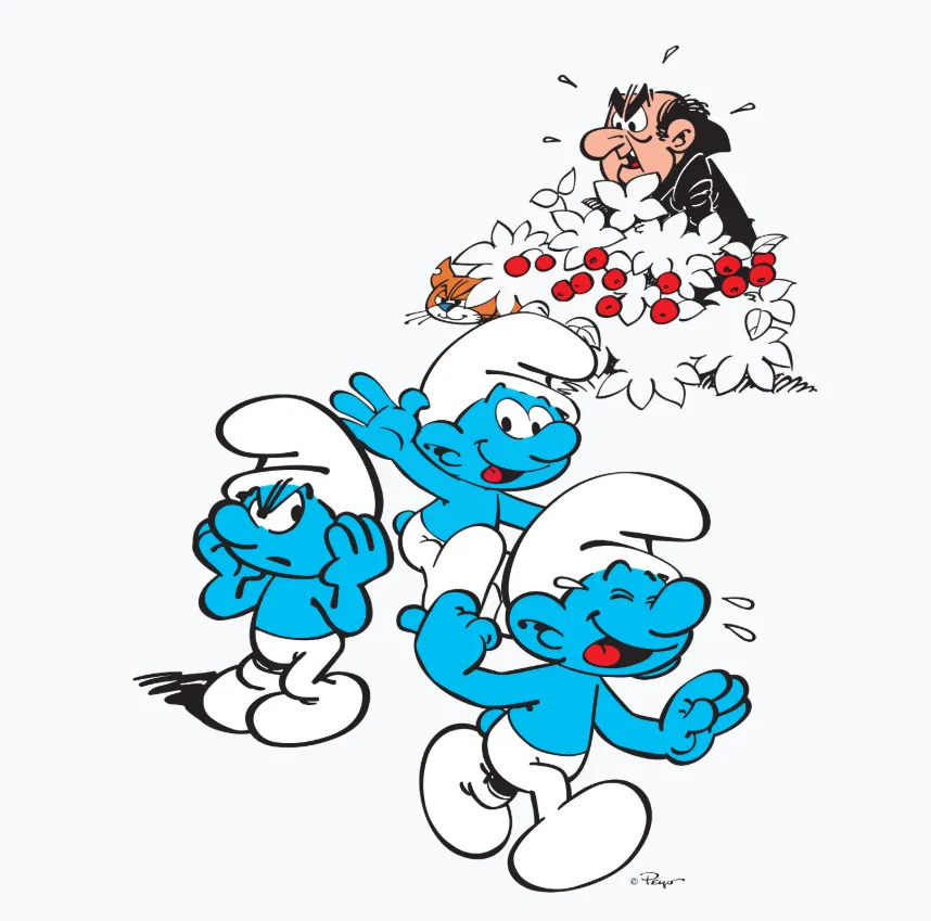 The Smurfs Group Smurfs Gargamel Official Women's T-Shirt (Black)