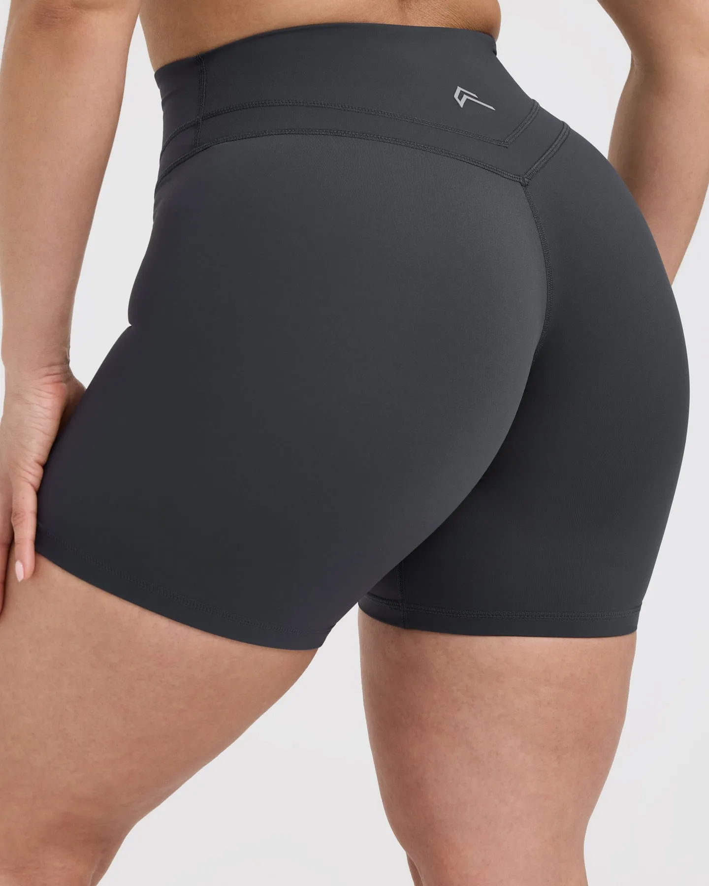 Unified High Waisted Shorts 6" | Coal