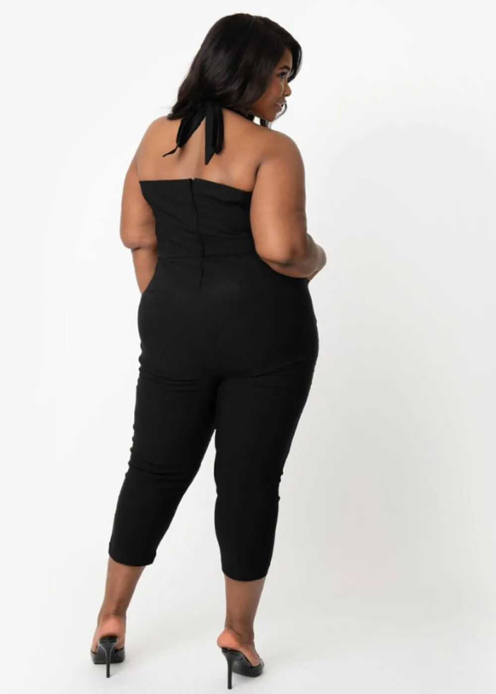 Unique Vintage Marcel Halter 50's Jumpsuit Black
