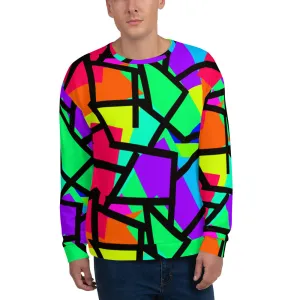 Unisex Sweatshirt, Cupcake Diagonals