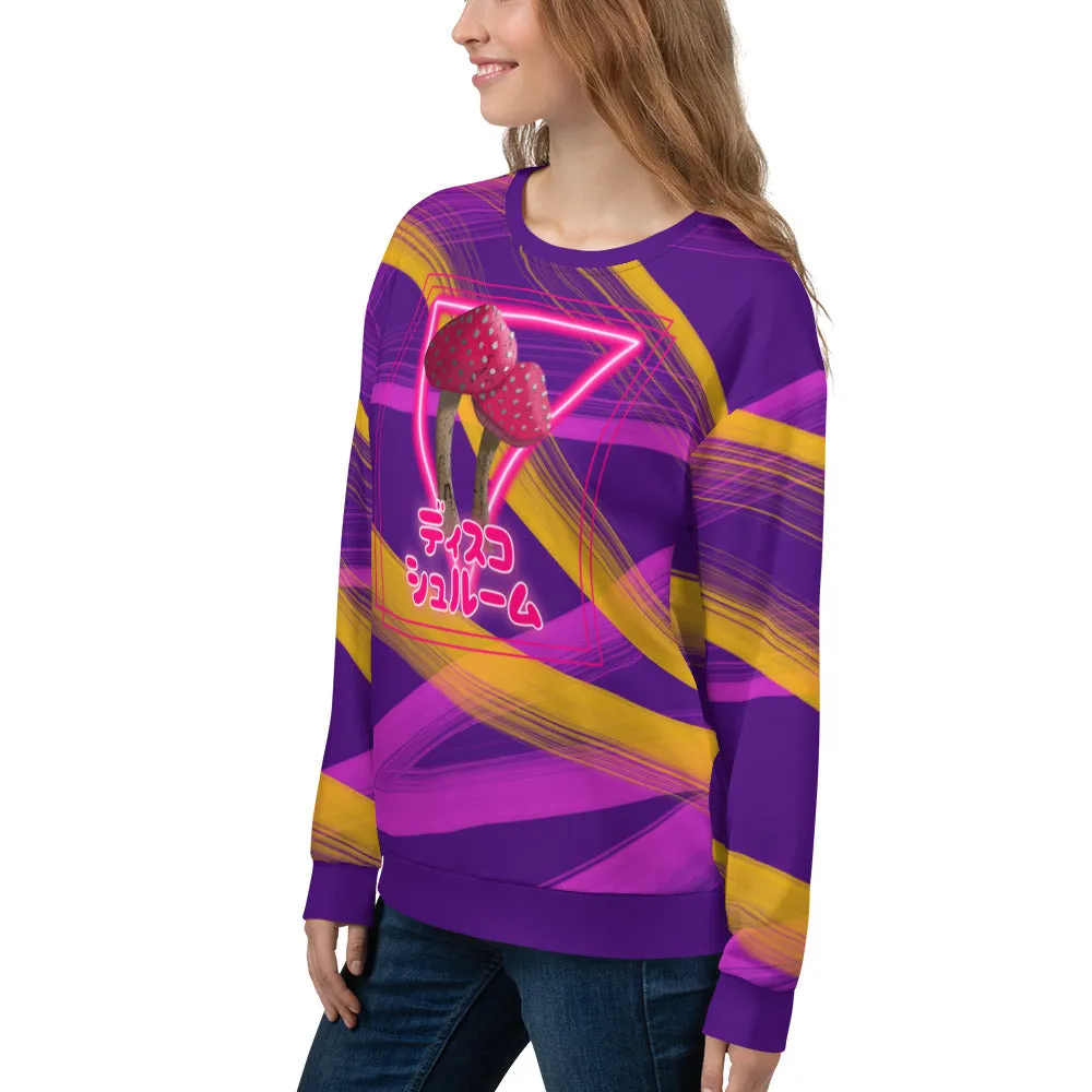 Unisex Sweatshirt, Disco Shroom
