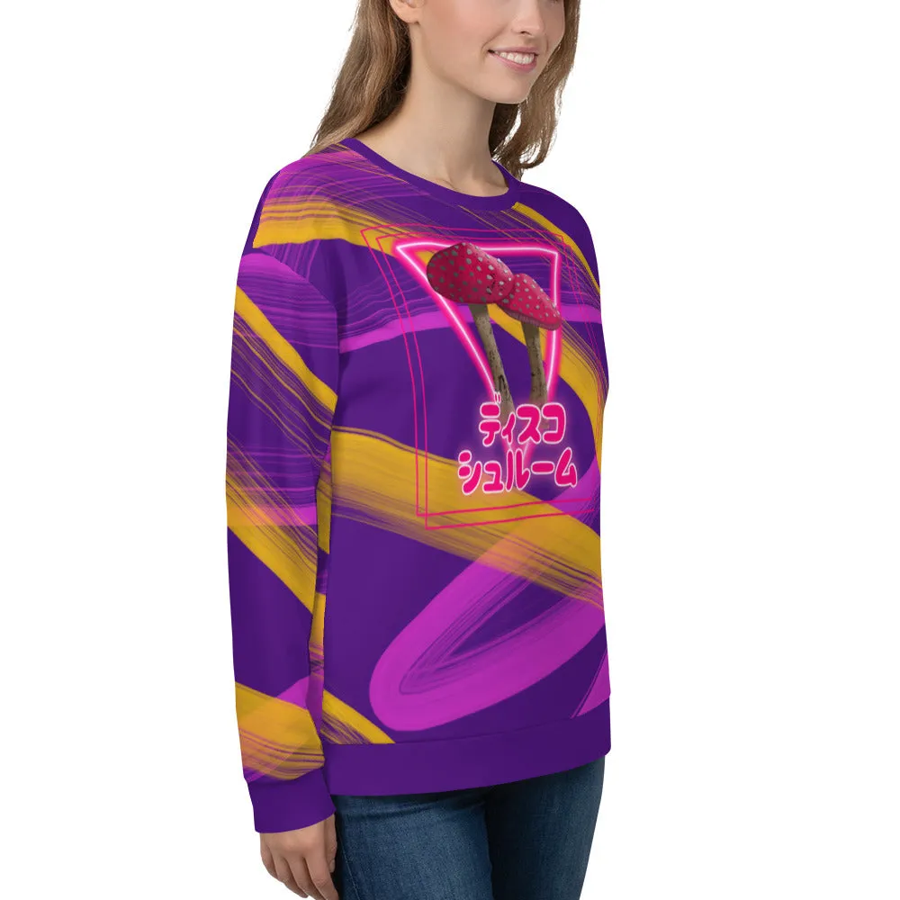 Unisex Sweatshirt, Disco Shroom