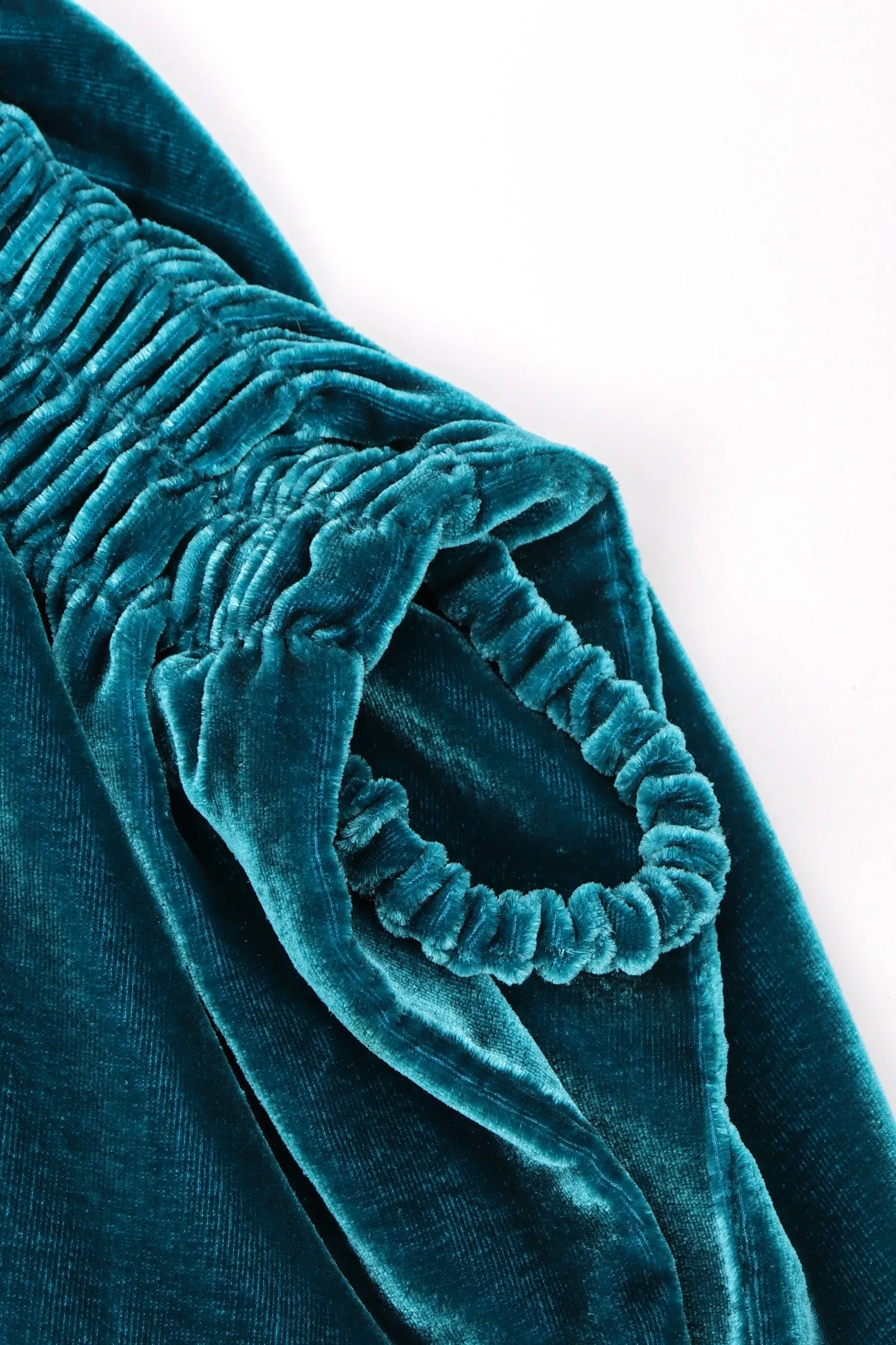 Velvet Robe Wrap Top