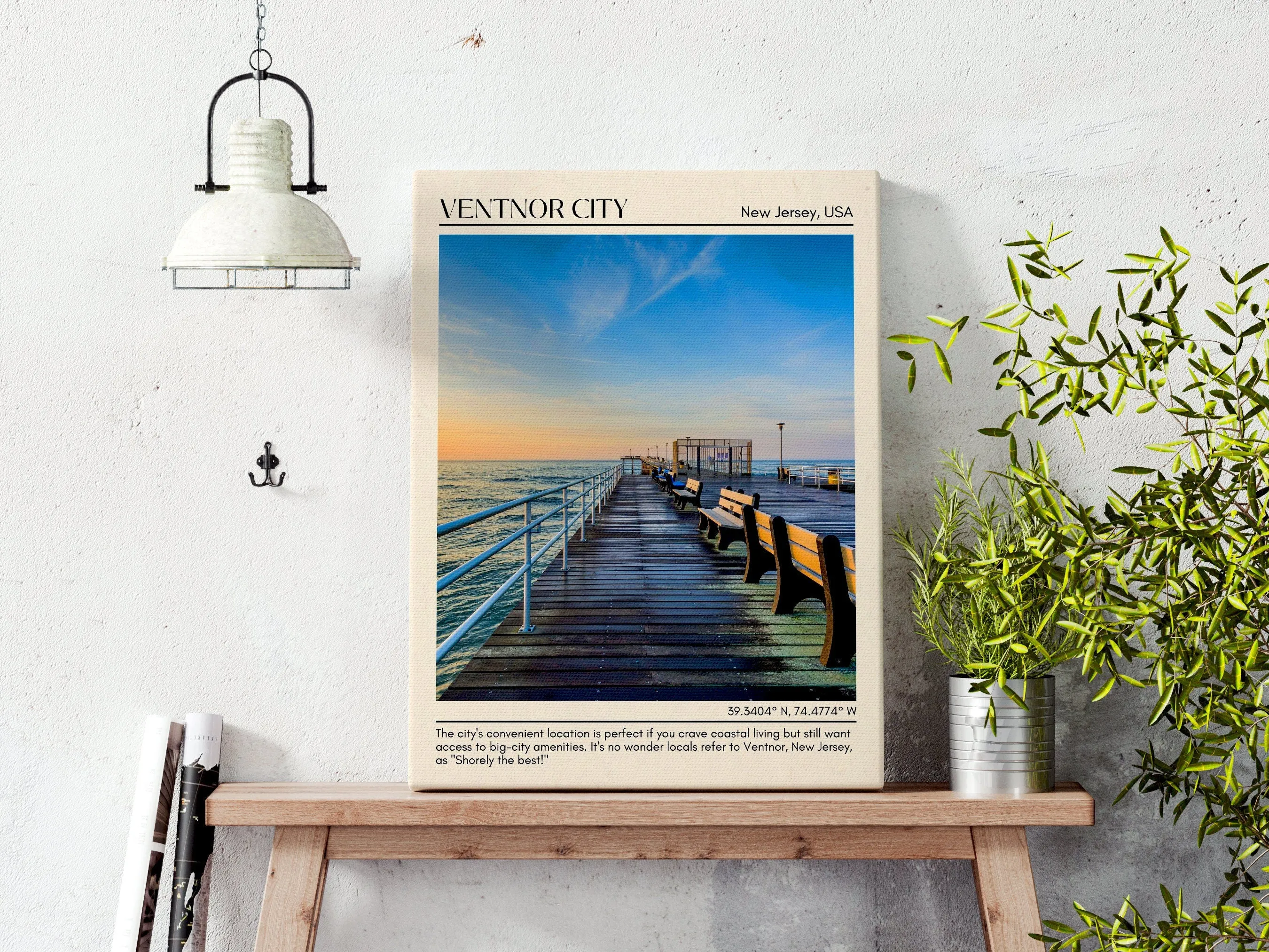 Ventnor City Wall Canvas, USA